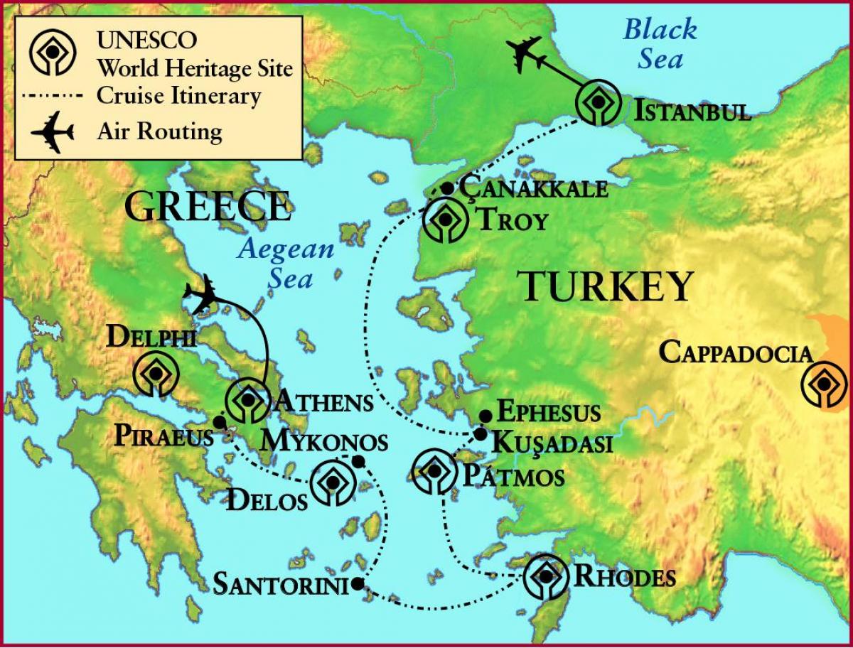 Grecia Antica Troia Mappa 