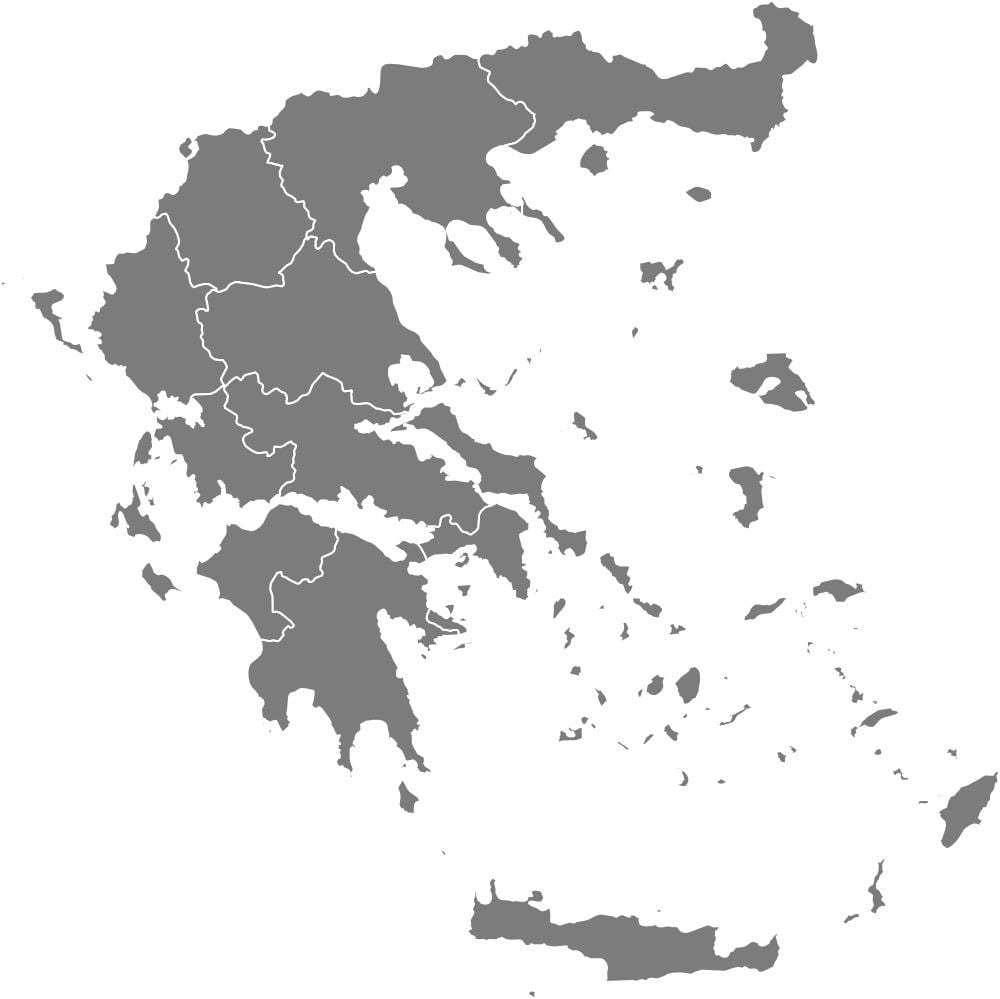 mappa della Grecia vettoriale