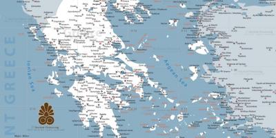 Una mappa della Grecia antica