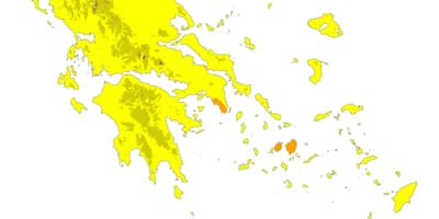 Clima mappa della Grecia