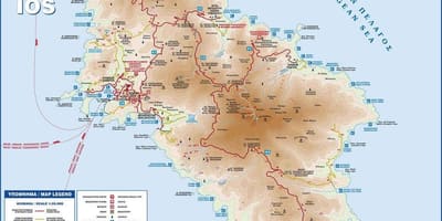 Mappa di ios, Grecia