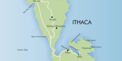 Mappa di Itaca, Grecia
