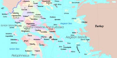 Grecia mappa isole
