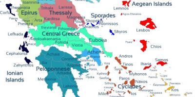 Isole greche mappa