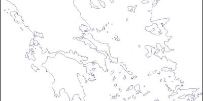 Grecia mappa vuota